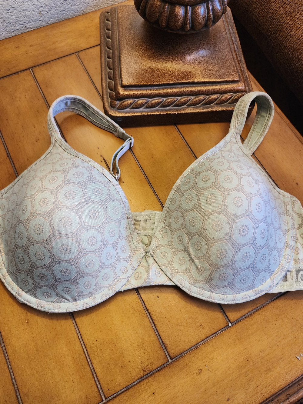 Lucky Brand Sage Hexagon Print Underwire Bra